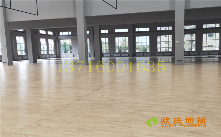 沈陽于洪機(jī)場體育館木地板案例-歐氏運動木地板廠家