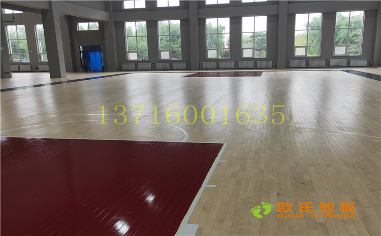 沈陽于洪機(jī)場體育館木地板案例-歐氏運動木地板廠家